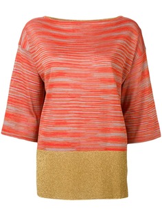 M Missoni туника в полоску