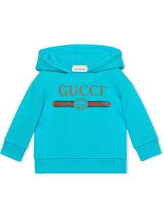 Gucci Kids толстовка с логотипом Gucci