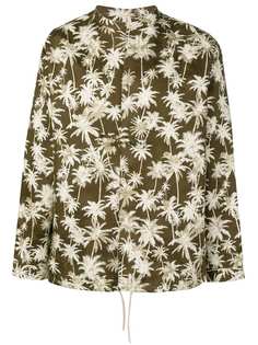 Leqarant рубашка с цветочной вышивкой