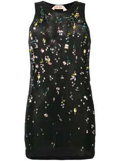 Nº21 декорированный топ кроя слим