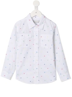 Stella McCartney Kids рубашка с принтом звезд