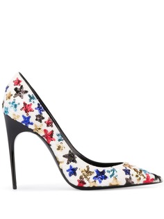 Saint Laurent туфли-лодочки Edwige с вышивкой