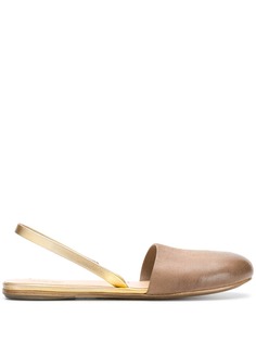 Marsèll мюли с золотистыми ремешками