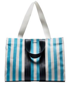 Sunnei объемная сумка-тоут в полоску