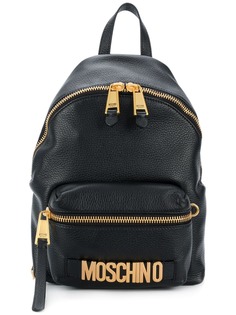 Moschino рюкзак с металлическим логотипом