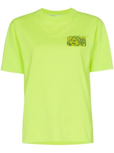 Off-White футболка с принтом и логотипом