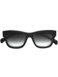 Marsèll солнцезащитные очки с кожаными вставками