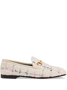 Gucci твидовые лоферы Gucci Jordaan