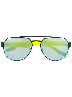 Prada Eyewear солнцезащитные очки-авиаторы