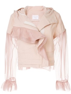 Shanshan Ruan куртка с прозрачными рукавами