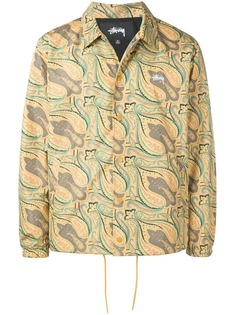 Stussy куртка-рубашка с принтом пейсли