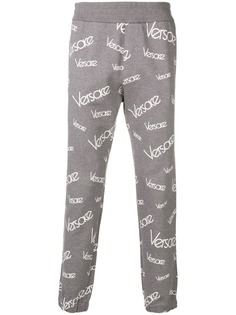 Versace спортивные брюки с логотипом