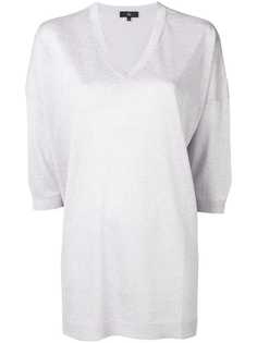 Fay толстовка оверсайз с рукавами три четверти