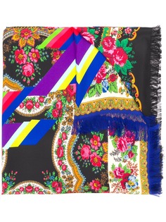 Pierre-Louis Mascia шарф с цветочным принтом