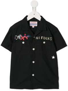 Denim Dungaree рубашка Hi Folks