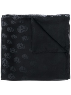 Alexander McQueen платок с принтом Skull