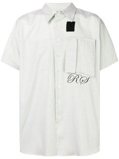 Raf Simons X Fred Perry рубашка в клетку с короткими рукавами