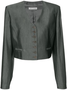 Giorgio Armani Pre-Owned укороченная куртка на пуговицах