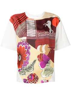 Chloé футболка с цветочным принтом