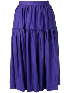 Yves Saint Laurent Pre-Owned юбка со сборками 1980-х годов