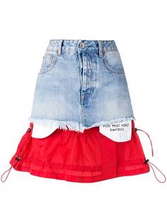 Unravel Project джинсовая юбка оригинального кроя