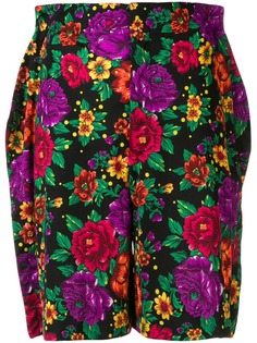 Comme Des Garçons Pre-Owned шорты с цветочным принтом