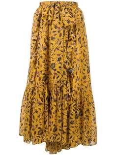 Ulla Johnson юбка миди с цветочным принтом