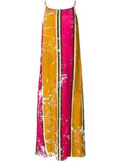 Uma Wang платье-комбинация в полоску