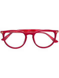 Gucci Eyewear очки в закругленной оправе