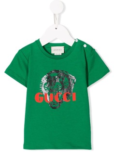 Gucci Kids футболка Tiger с логотипом