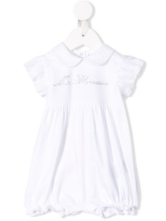 Miss Blumarine ромпер с логотипом и кристаллами