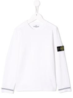 Stone Island Junior топ с логотипом