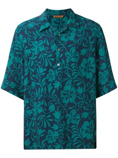 Barena рубашка с цветочным принтом