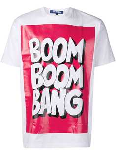 Junya Watanabe MAN футболка Boom Boom Bang с принтом