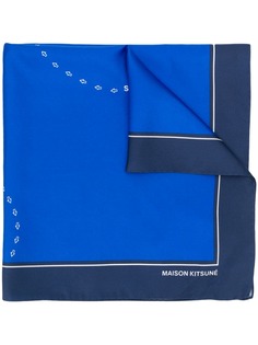 Maison Kitsuné платок с принтом