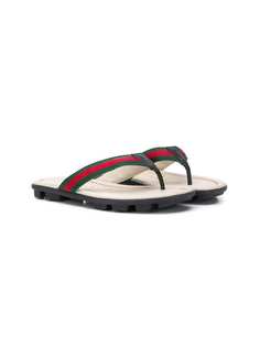 Gucci Kids шлепанцы Web