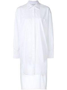 Helmut Lang асимметричное платье-рубашка