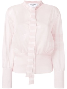 Thom Browne блузка с 4 полосками