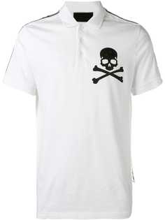 Philipp Plein рубашка-поло с принтом Skull