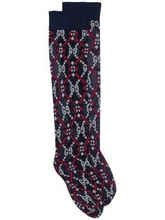 Gucci полупрозрачные гольфы с узором GG