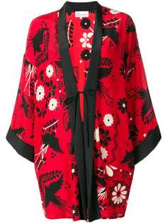 Red Valentino кимоно с цветочным принтом