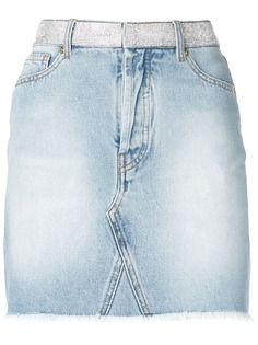 Alexandre Vauthier декорированная джинсовая юбка