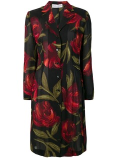 Dolce & Gabbana Pre-Owned платье-рубашка 1990-х годов с цветочным принтом