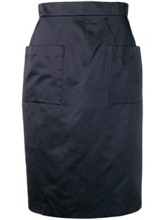 Prada Pre-Owned юбка-карандаш 1990-х с карманами