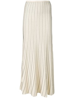 Sonia Rykiel полосатая юбка с люрексом