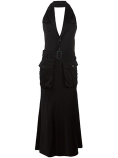 Jean Paul Gaultier Pre-Owned платье с вырезом-халтер и открытой спиной