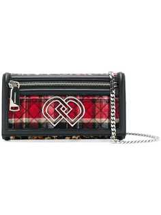 Dsquared2 клатч с отделкой в клетку