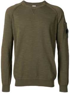 CP Company джемпер с карманом на рукаве