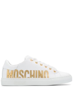 Moschino кеды с логотипом