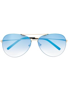 Linda Farrow Gallery солнцезащитные очки-авиаторы